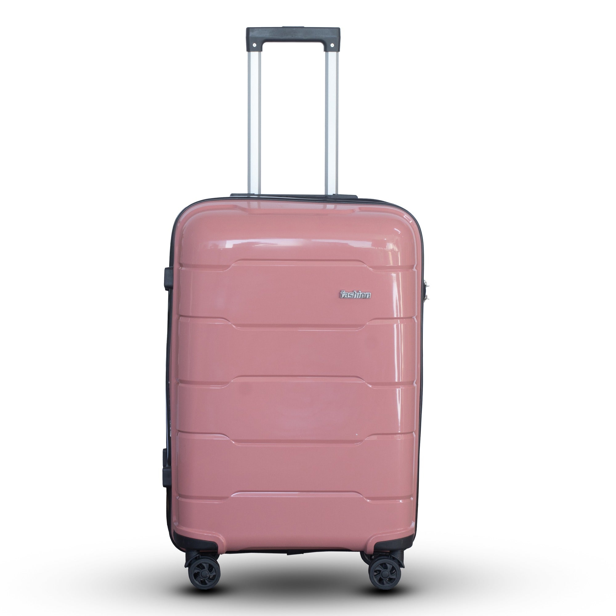 24" Ceramic PP Unbreakable Luggage Bag With Double Spinner Wheel