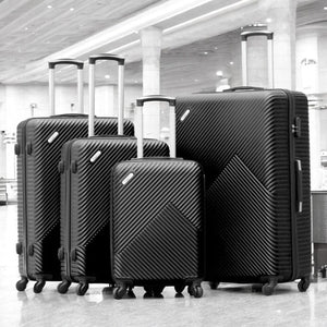 TravelGo Lightweight ABS Luggage Bags with Spinner Wheels | 20, 24, 28, 32 Inches