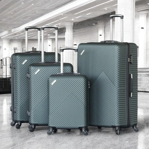 TravelGo Lightweight ABS Luggage Bags with Spinner Wheels | 20, 24, 28, 32 Inches