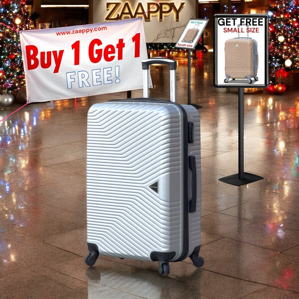 Buy 1 Get 1 Free | Medium Size 24" Lightweight ABS Luggage Bag | Cabin Size Luggage FREE