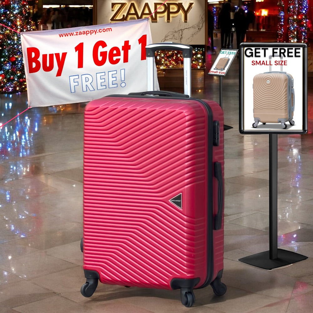 Buy 1 Get 1 Free | Medium Size 24 Inch Lightweight ABS Luggage Bag | Cabin Size Luggage FREE