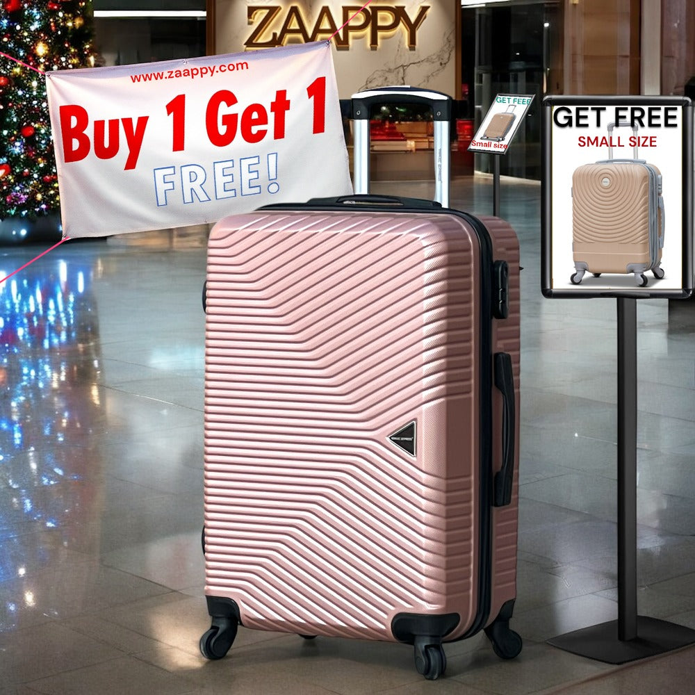 Buy 1 Get 1 Free | Medium Size 24 Inch Lightweight ABS Luggage Bag | Cabin Size Luggage FREE