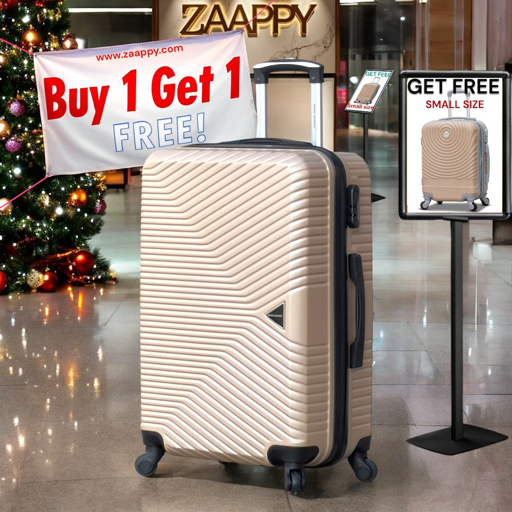 Buy 1 Get 1 Free | Medium Size 24 Inch Lightweight ABS Luggage Bag | Cabin Size Luggage FREE