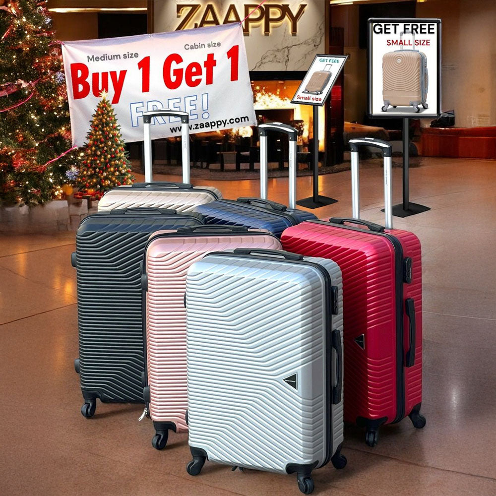 Buy 1 Get 1 Free | Medium Size 24 Inch Lightweight ABS Luggage Bag | Cabin Size Luggage FREE