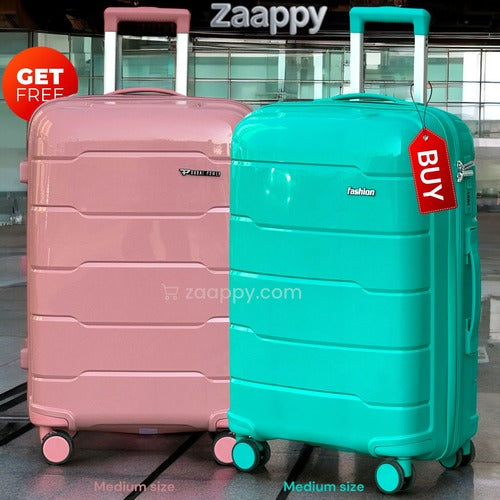 Buy 1 Get 1 Free | Medium Size PP Unbreakable Luggage Bags | 24" Size 20-25 Kg Capacity