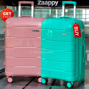 Buy 1 Get 1 Free | Medium Size PP Unbreakable Luggage Bags | 24 Inch Size 20-25 Kg Capacity