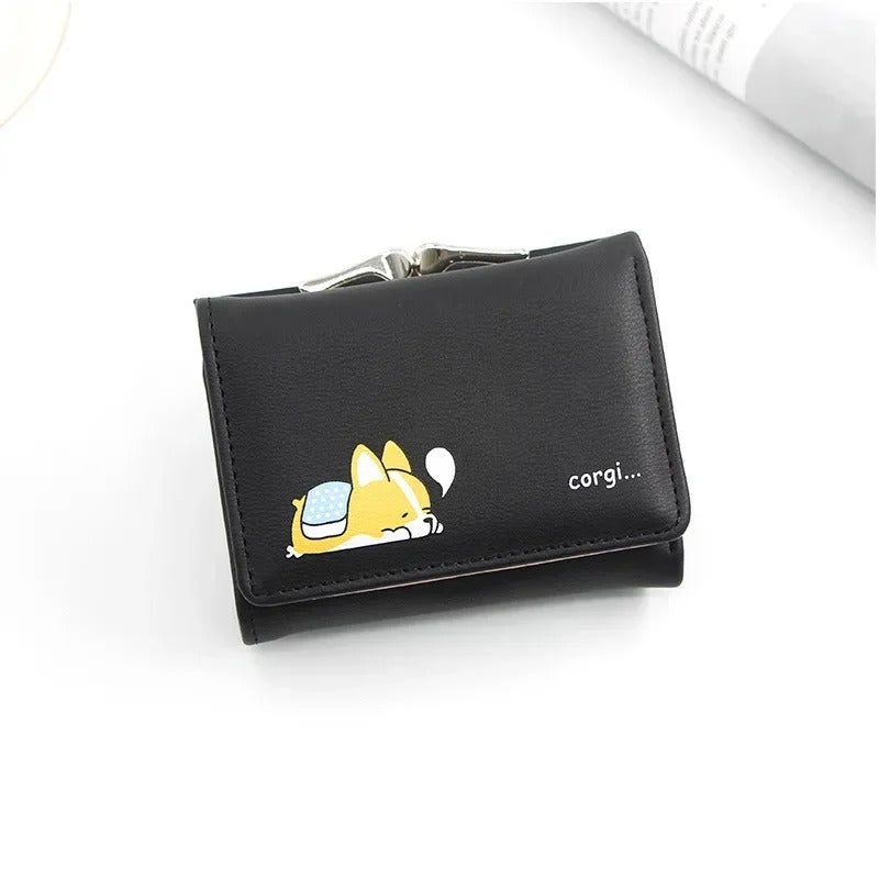 FLASH SALE ⚡ Cute Tri Fold Clutch Wallet For Women | Small Card Holder Purse