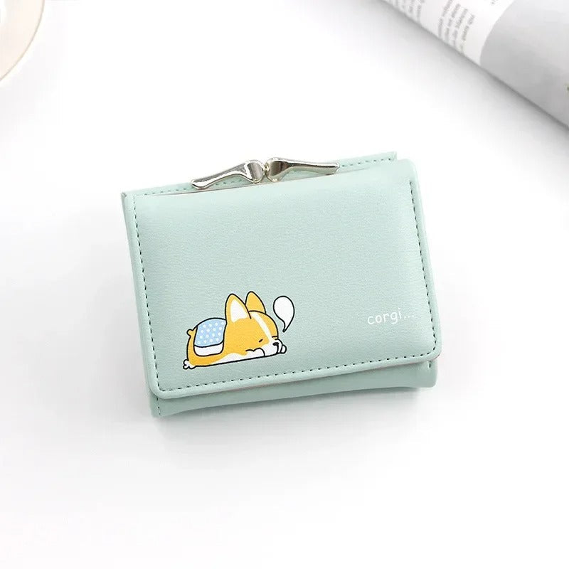 FLASH SALE ⚡ Cute Tri Fold Clutch Wallet For Women | Small Card Holder Purse