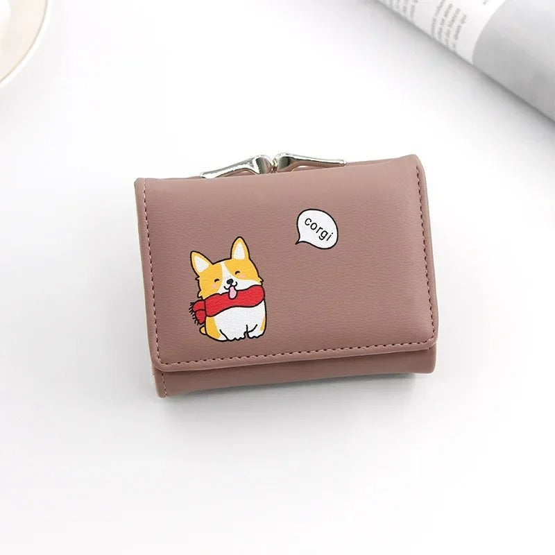 FLASH SALE ⚡ Cute Tri Fold Clutch Wallet For Women | Small Card Holder Purse