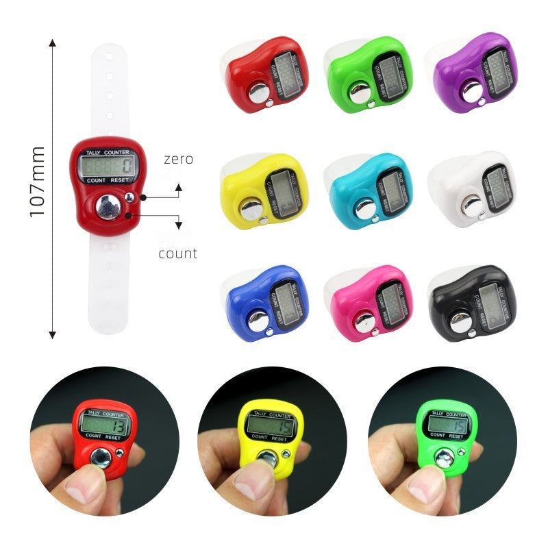 FLASH SALE ⚡ Generic Mini Electronic Digital Hand Tally Counter With Finger Ring