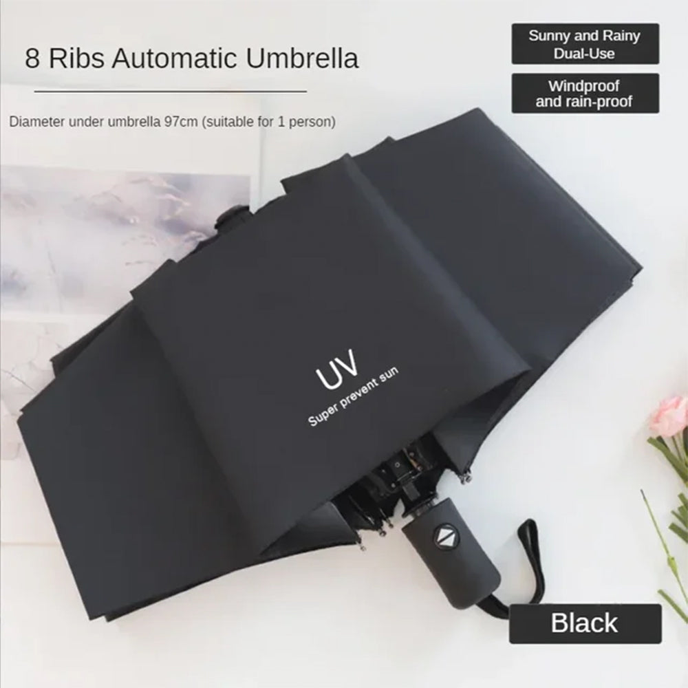 Fashion Portable Mini Folding Automatic Umbrella | Anti UV Rain Sun Umbrella Windproof