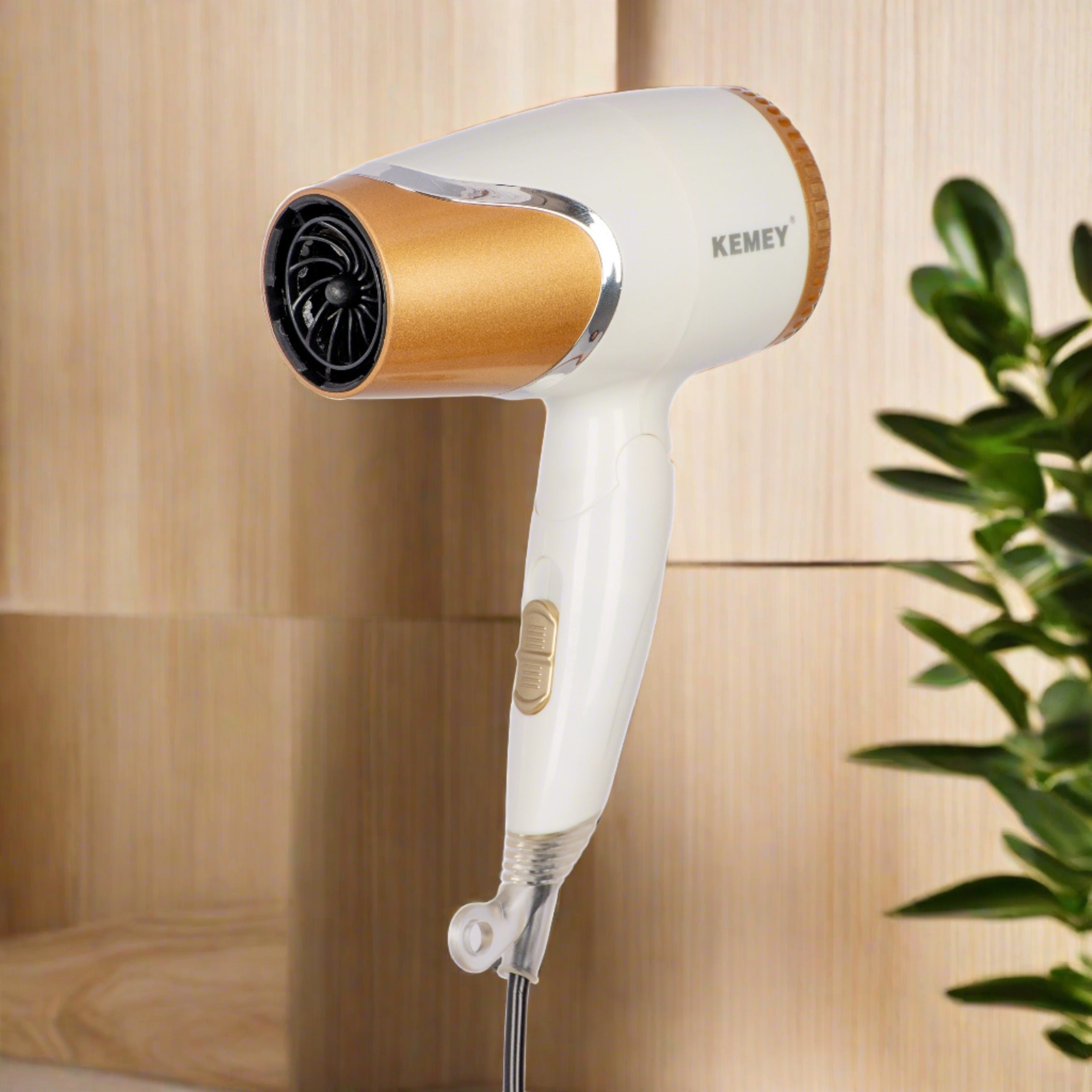 FLASH SALE ⚡ KEMEY KM-6832 Electric Foldable Travel Hair Dryer with 2 Speed Control