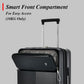 front opening easy access on travel 
luggage carry on