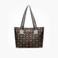 Stylish Printed Black Colour GC Strap Bag For Women | Large Leather Hand Bag Zaappy.com