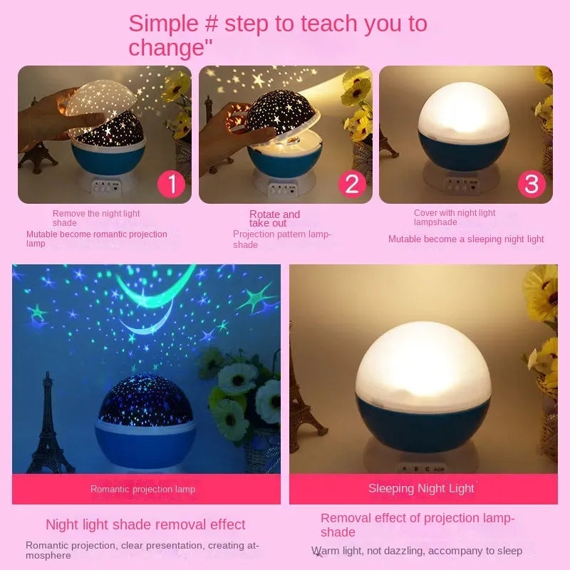 FLASH SALE ⚡ Multi Colour Dream Master | Star Rotating Projection Lamp
