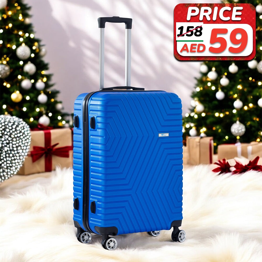 Lightweight ABS Double Spinner Wheel Luggage Bags | Medium 24 Inch Size 20-25 Kg Capacity