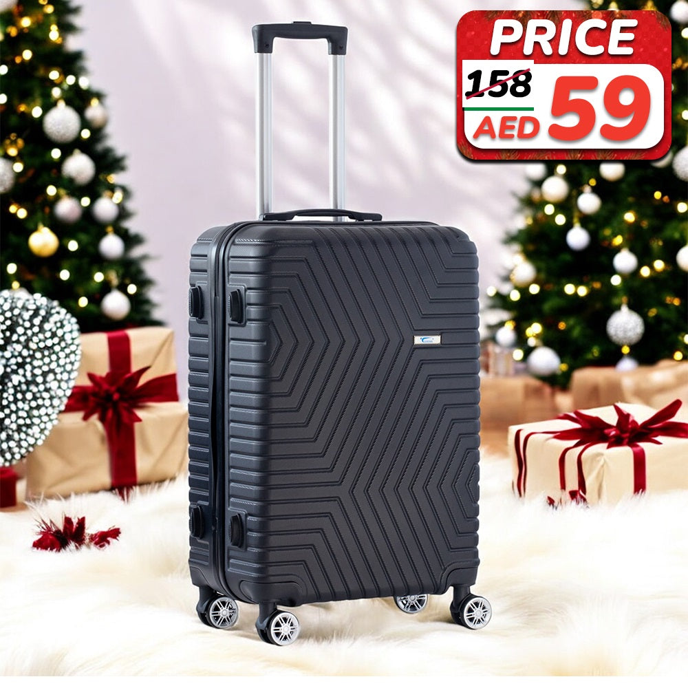 Lightweight ABS Double Spinner Wheel Luggage Bags | Medium 24 Inch Size 20-25 Kg Capacity