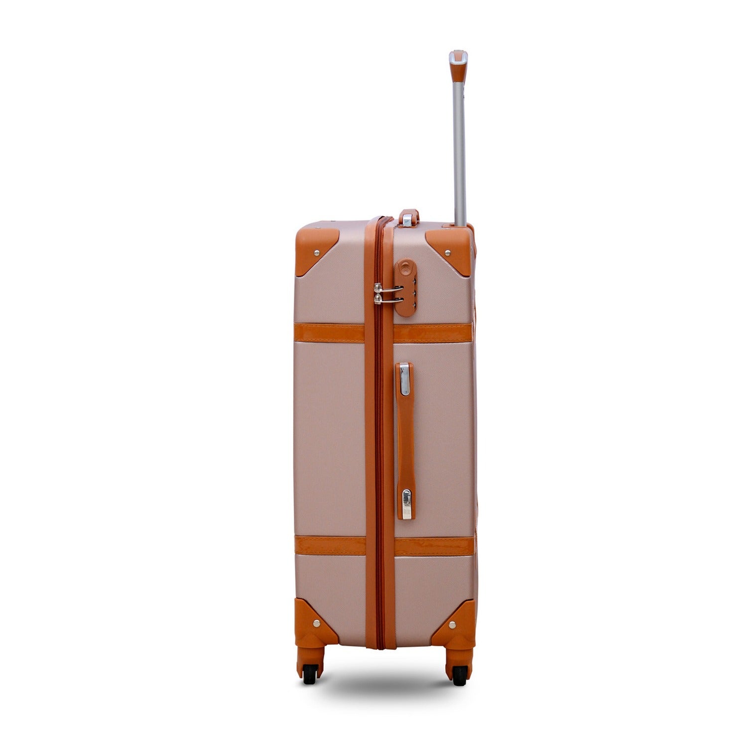 24" Corner Guard ABS Lightweight Luggage Bag with Spinner Wheel