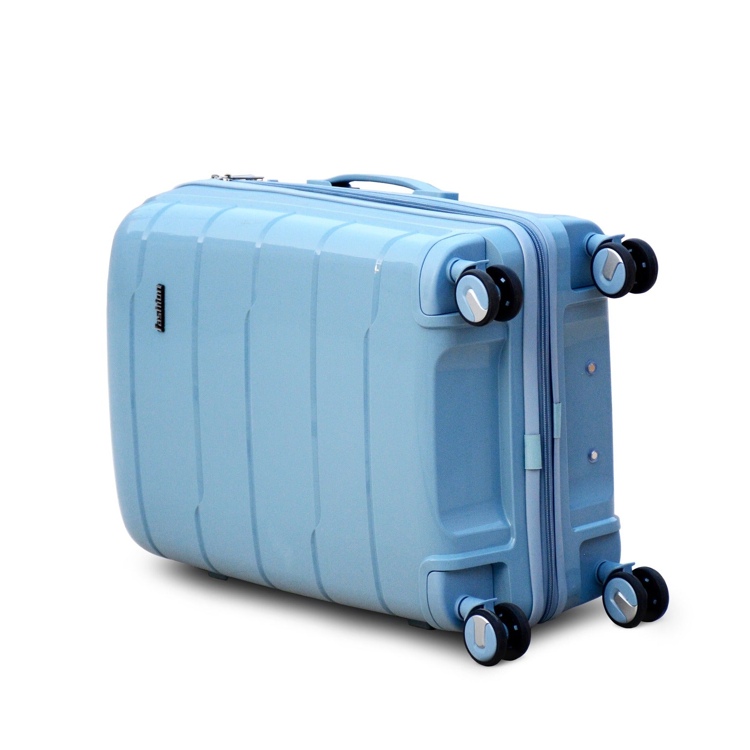 24" Ceramic PP Unbreakable Luggage Bag With Double Spinner Wheel