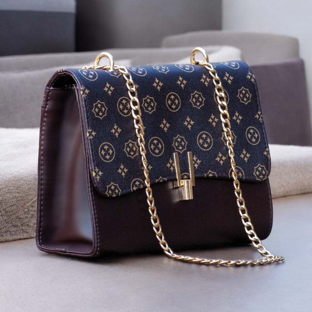 Luxury Crossbody Shoulder Bags for Women | Elegant Emblems Crossbody with Mini Wallet