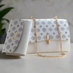 Luxury Crossbody Shoulder Bags for Women | Elegant Emblems Crossbody with Mini Wallet