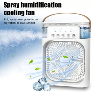 Mini Air Conditioner Water Cooler | USB Desktop Portable Humidification Fan