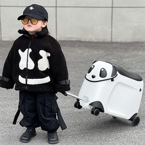 Panda Ride Kids Luggage | Ride-On Suitcase for Toddlers | Lightweight & Durable | 3-6 Years Travel Companion