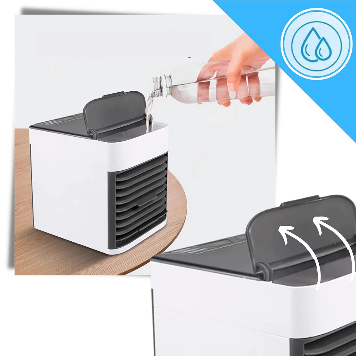 Mini Air Cooler Fan PRO | Portable Evaporative Mini Air Conditioner Fan