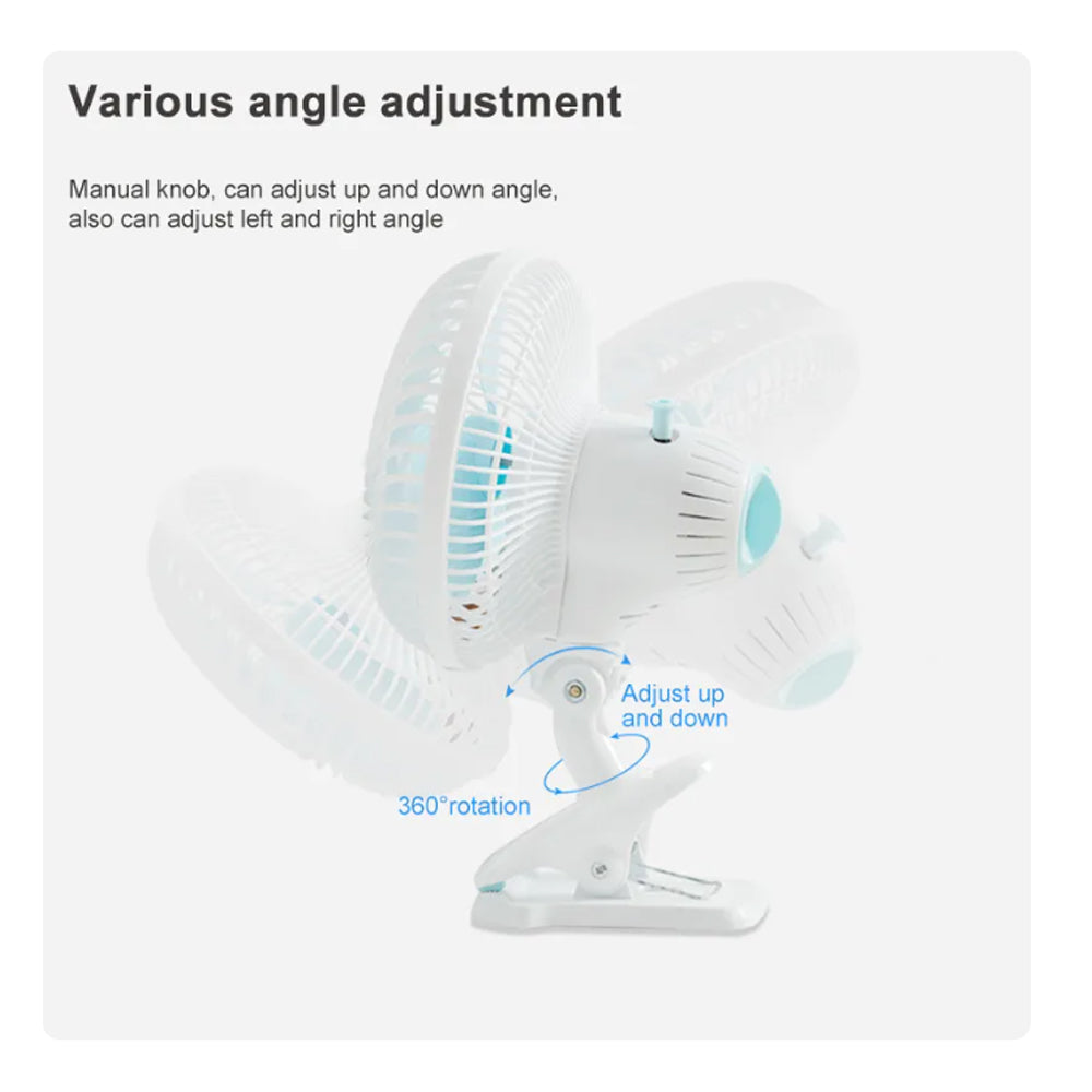 FLASH SALE ⚡ Wired Clipping Swing Fan for Cool Winds | Medium Size Fan