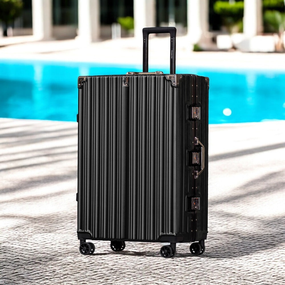 Buy 28 Inch Premium Aluminum Hard Shell Luggage Zipperless Zaappy