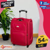 Carry On Lightweight Soft Material Luggage Bag | 20 Inch Size 7-10 Kg Capacity | 2 Wheel | 4 Wheel