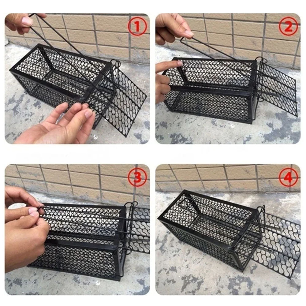 Self-locking Trap Catcher Mouse Rat Bait Mice Live Box | Mice Trap Cage Household Mouse Catcher