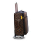 3 Piece Full Set 20" 24" 28 Inches Brown Colour LVR PU Leather Luggage Lightweight Soft Material Trolley Bag with Spinner Wheel Zaappy.com