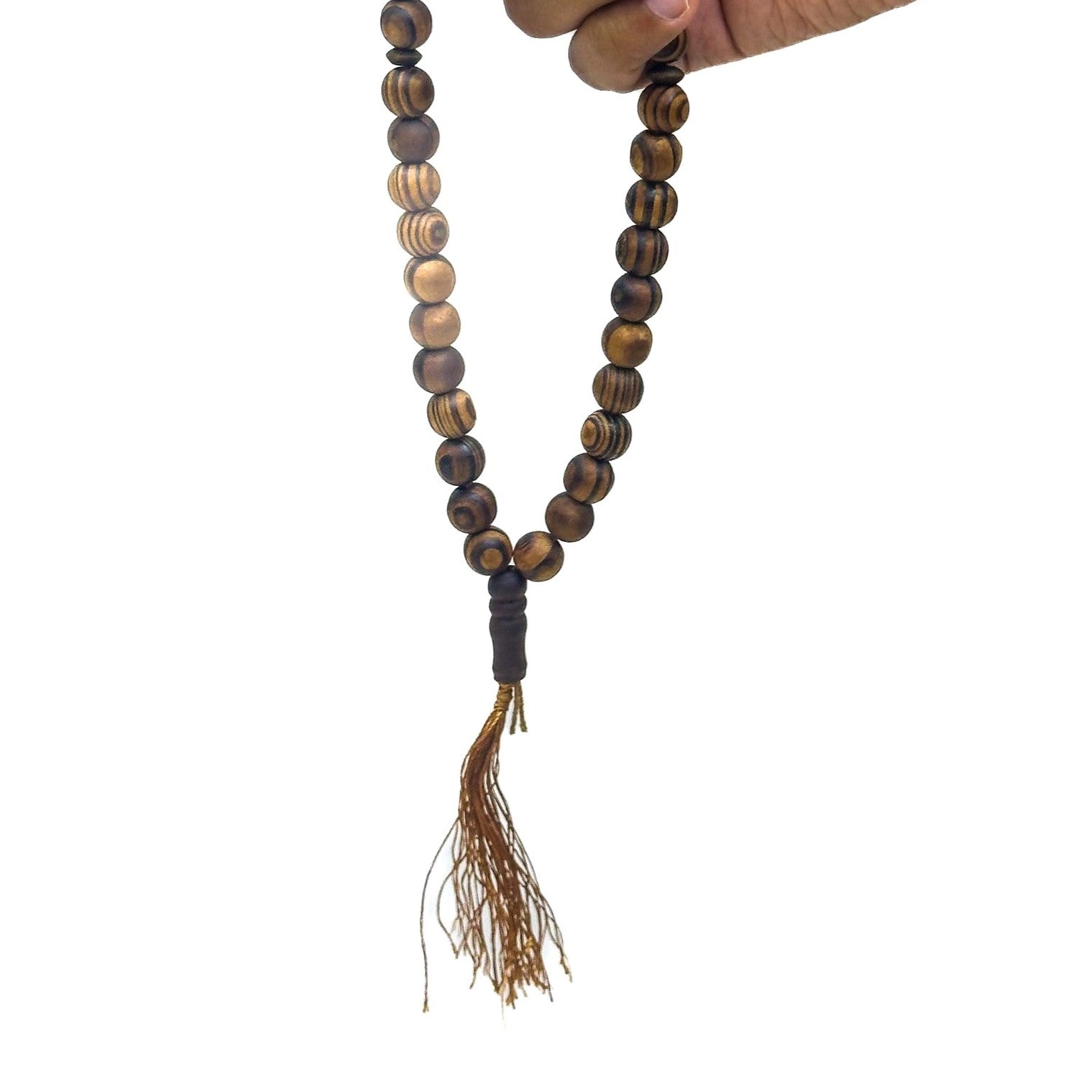 FLASH SALE ⚡ Natural Wooden Tasbeeh Misbaha Prayer Beads | Rosary 33 Zikr Beads Zaappy