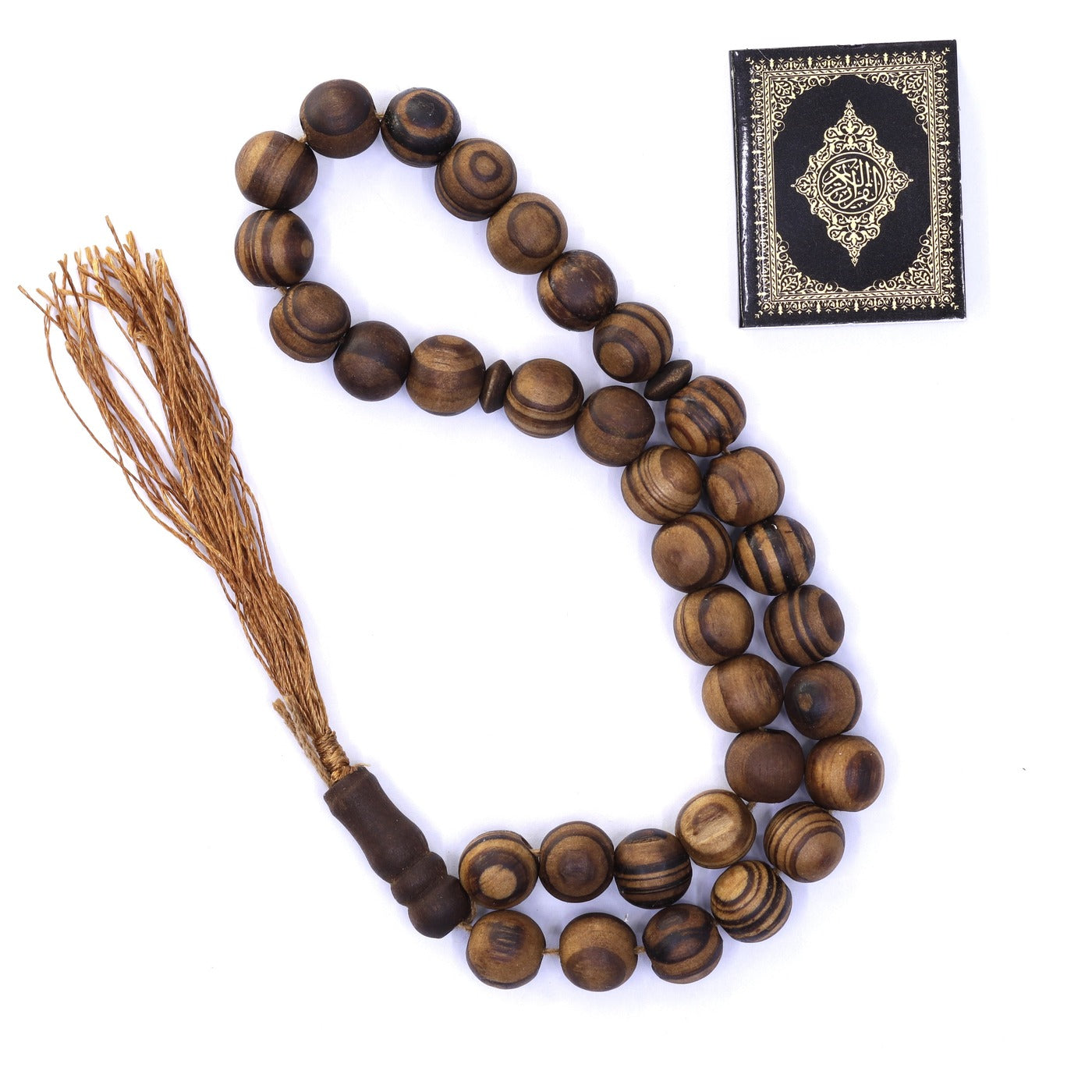 FLASH SALE ⚡ Natural Wooden Tasbeeh Misbaha Prayer Beads | Rosary 33 Zikr Beads