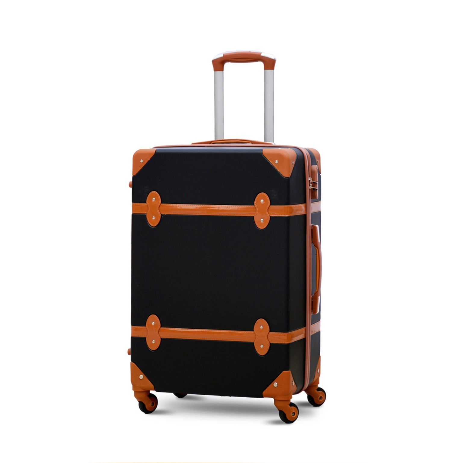 28" Corner Guard ABS Lightweight Luggage Bag with Spinner Wheel