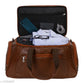 Stylish Leather ST Men Business Duffle Bag | Multifunctional Carry on Travel Bag Zaappy.com