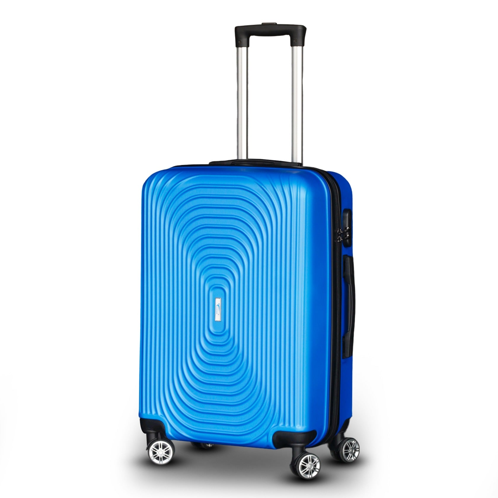 FLASH SALE Medium Size 24" Fashion ABS Luggage Bag | Lightweight Check In Baggage blue