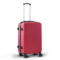 Lightweight ABS Check in medium size luggage red