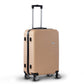 Lightweight ABS Check in medium size luggage gold