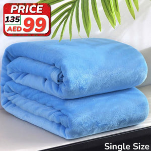 Marbella Plain Single Blanket | Marbella Flannel Blanket