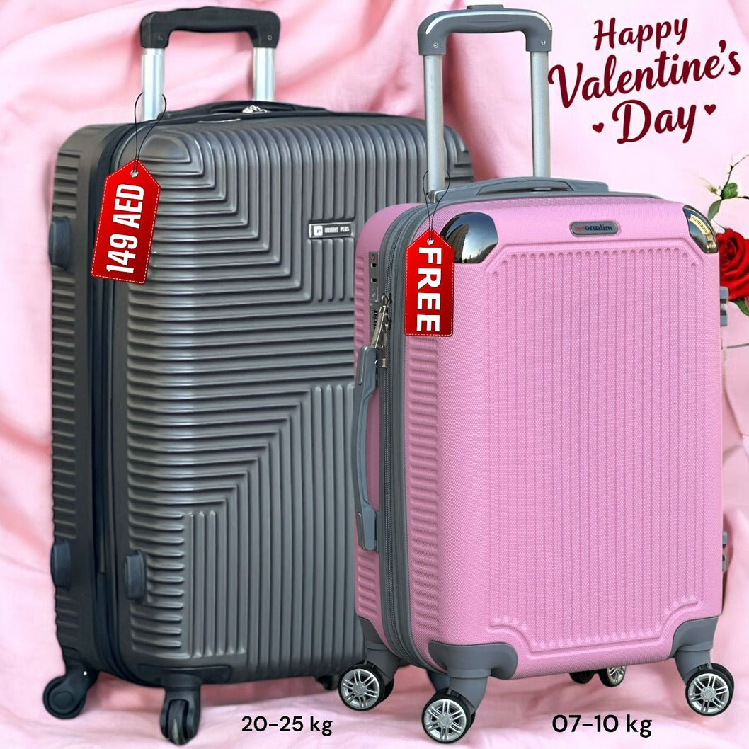 Medium Size 24" Luggage Bag | Cabin Size FREE | Lightweight ABS Travel Bags