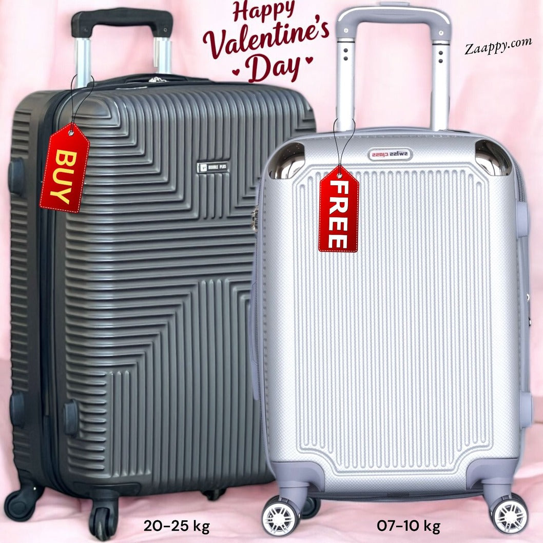 Medium Size 24" Luggage Bag | Cabin Size FREE | Lightweight ABS Travel Bags