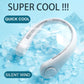 Hanging Dual Cooling Fan Mini Portable Pocket Neck Fans