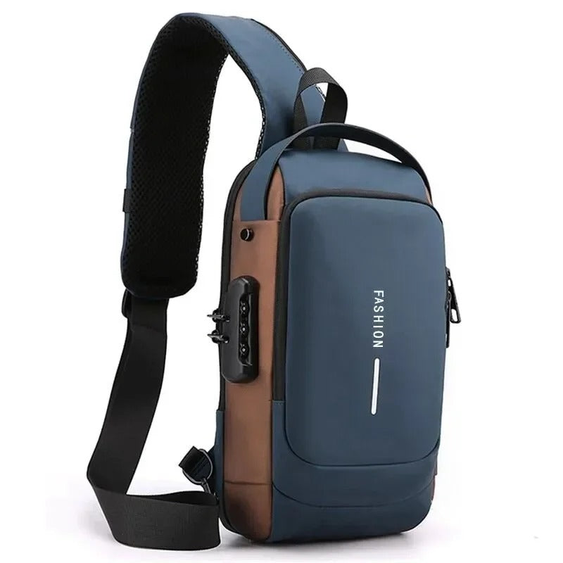 Anti-theft USB Shoulder Bag | Cross Body Chest Bag flash sale