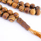 FLASH SALE ⚡ Natural Wooden Tasbeeh Misbaha Prayer Beads | Rosary 33 Zikr Beads Zaappy