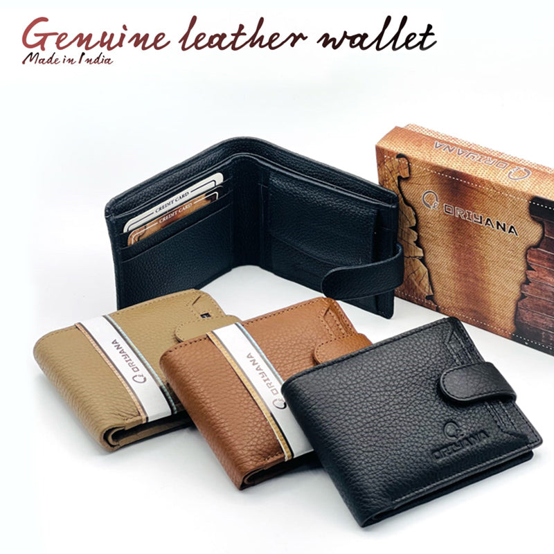 Multi Functional Genuine Leather Portfolio Wallet With Coin Pocket, Driver  License Holder, And Buckle Cowhide From Babyangel2016, $16.05 | DHgate.Com
