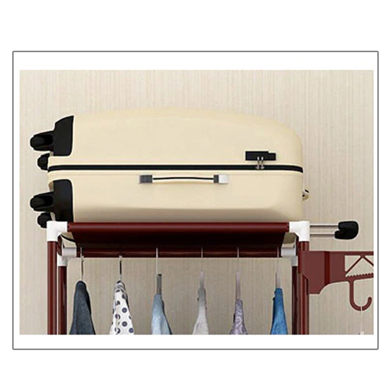 Simple Stainless Steel Clothes Hanger | Metal Wardrobe Bedroom Hanger