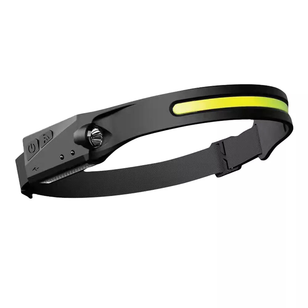 COB LED Headlamp USB Rechargeable Headlight