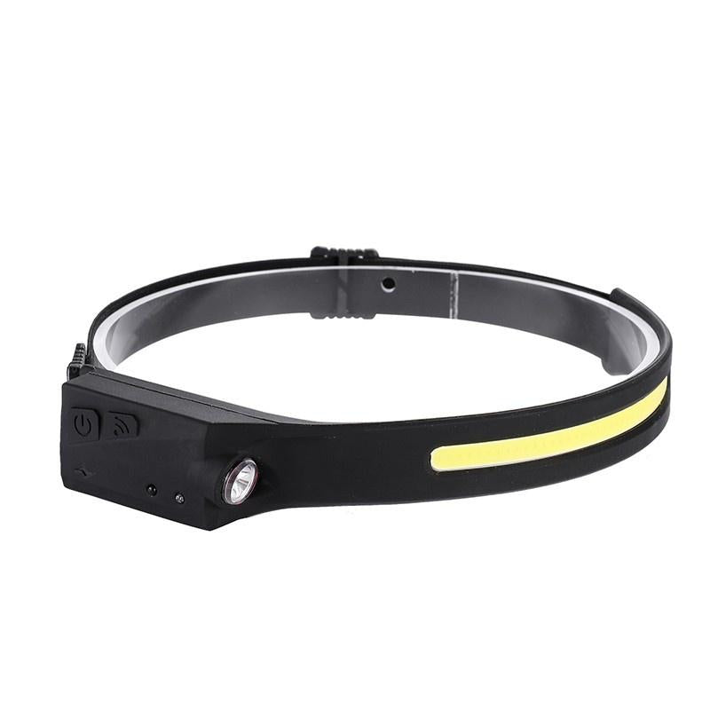 COB LED Headlamp USB Rechargeable Headlight